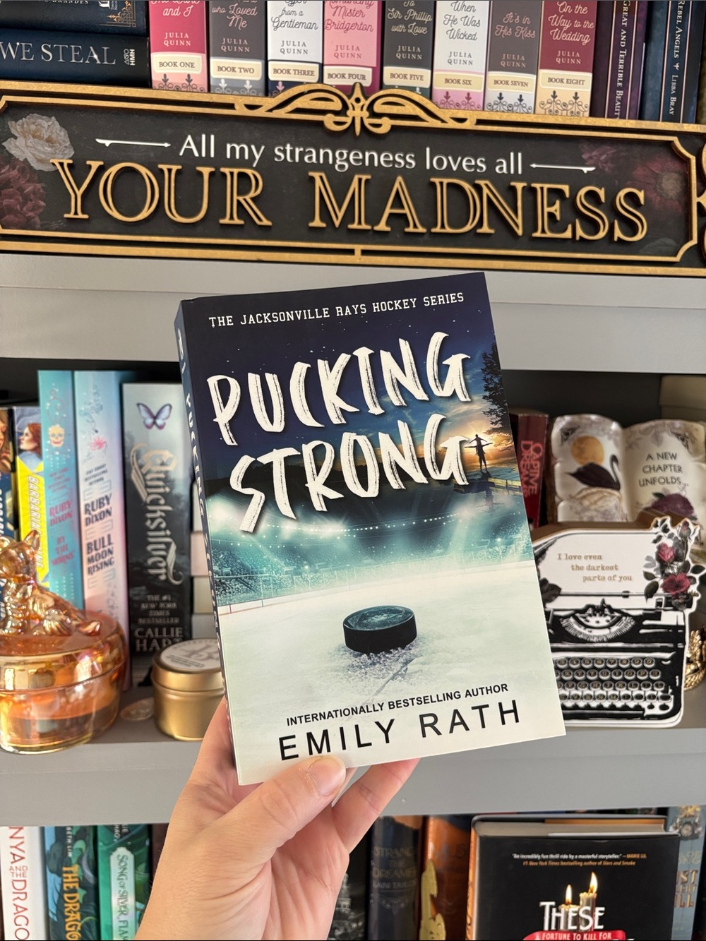 "Pucking Strong" Paperback Book by Emily Rath